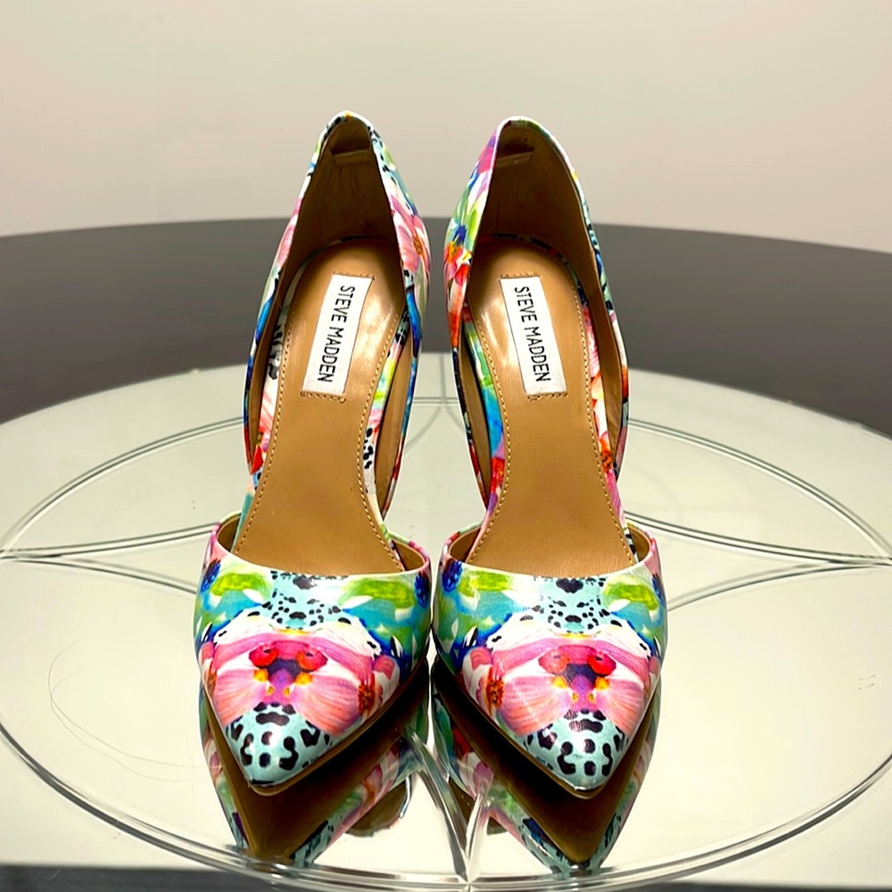 Steve Madden Floral Stilettos